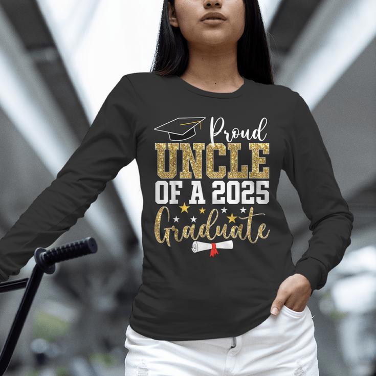 Proud Uncle Of A 2025 Graduate Uncle Graduation 2025 Unisex Long Sleeve T-Shirt