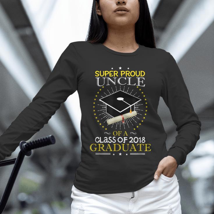 Proud Uncle The Class Of 2018 Graduate Graduation Shirt S2 Unisex Long Sleeve T-Shirt