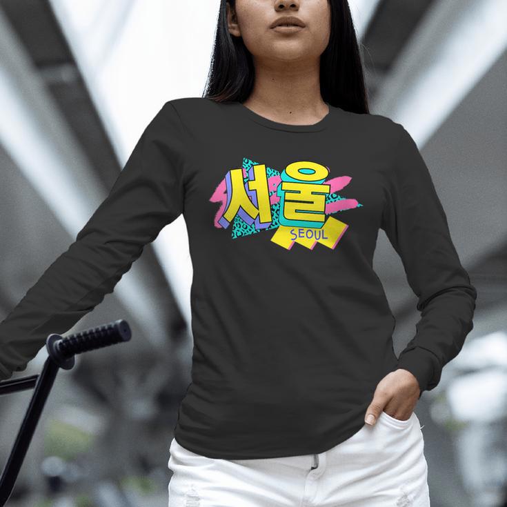 Rad Retro Seoul 90s Style Vintage South Korea 90s Nostalgia Unisex Long Sleeve T-Shirt Rad Retro Seoul 90s Style Vintage South Korea 90s Nostalgia Unisex Long Sleeve T-Shirt
