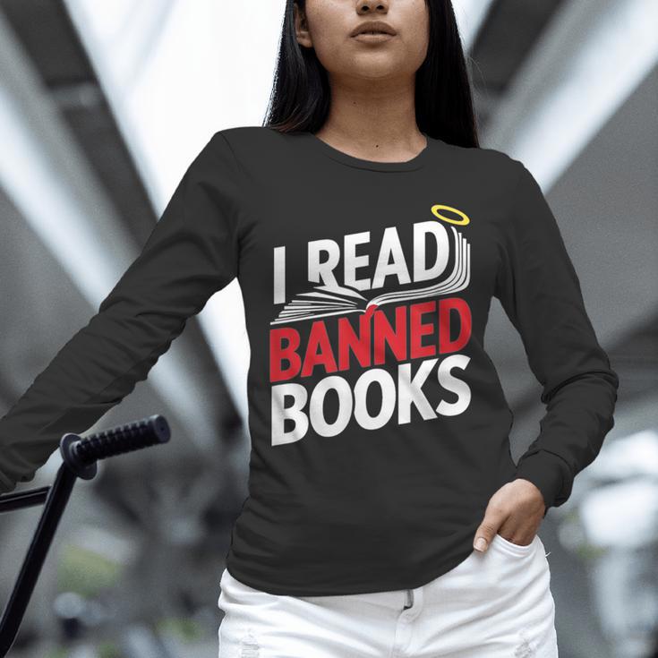 I Read Banned Books Defiant And Bold Unisex Long Sleeve T-Shirt