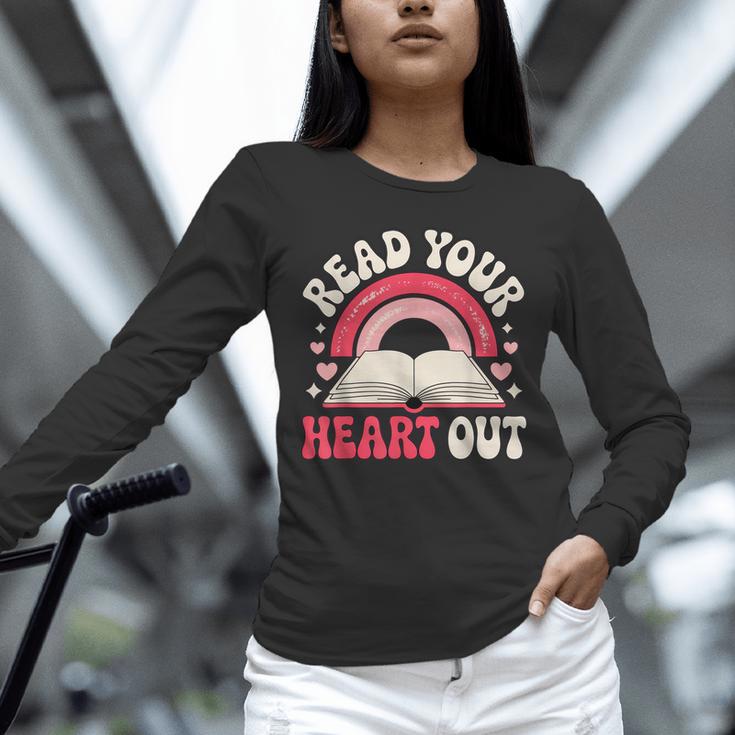 Read Your Heart Out Book Lover Fun Reading Time Unisex Long Sleeve T-Shirt Read Your Heart Out Book Lover Fun Reading Time Unisex Long Sleeve T-Shirt
