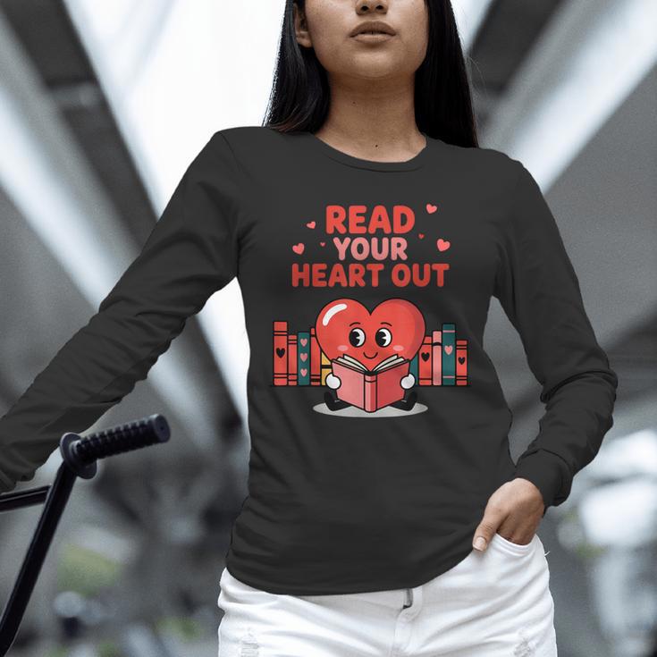 Read Your Heart Out Shirt Valentine Teacher Bookworm Lover Unisex Long Sleeve T-Shirt Read Your Heart Out Shirt Valentine Teacher Bookworm Lover Unisex Long Sleeve T-Shirt