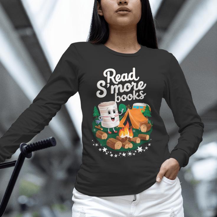 Read S'More Books Around Campfire National Book Week Unisex Long Sleeve T-Shirt Read S'More Books Around Campfire National Book Week Unisex Long Sleeve T-Shirt
