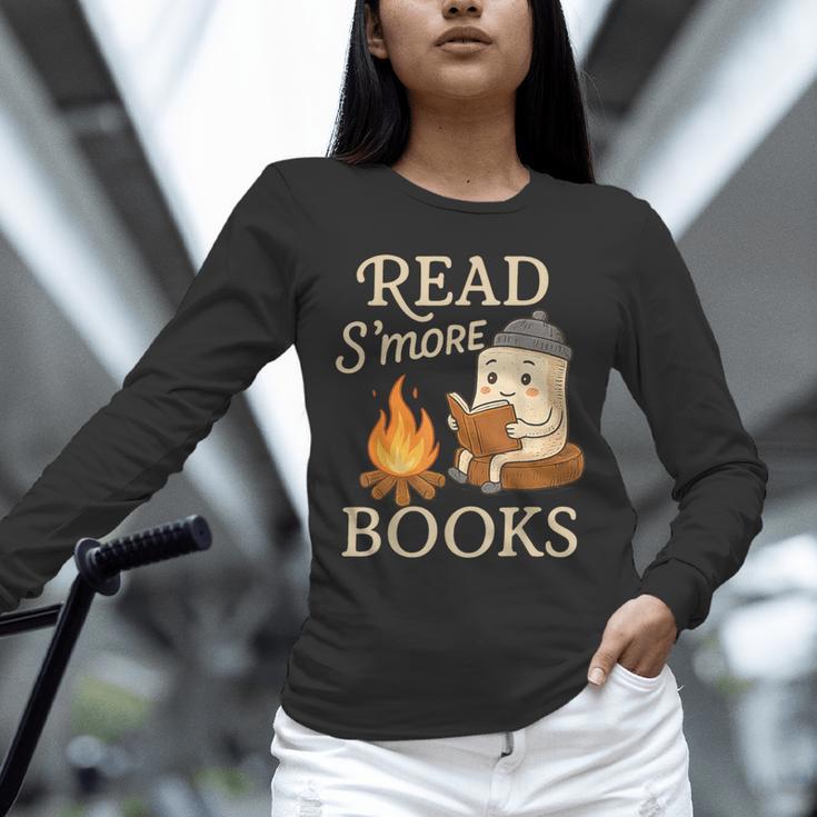 Read S'More Books Campfire Reading Book Lovers Camper Unisex Long Sleeve T-Shirt Read S'More Books Campfire Reading Book Lovers Camper Unisex Long Sleeve T-Shirt
