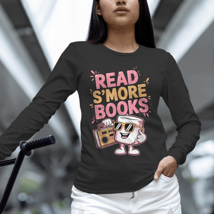 Read S'More Books Camping Outdoors Travel Campfire Smores Unisex Long Sleeve T-Shirt