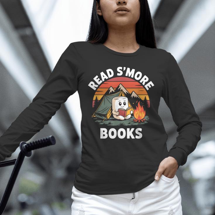 Read S'More Books Cute Campfire Reading Book Lovers Unisex Long Sleeve T-Shirt