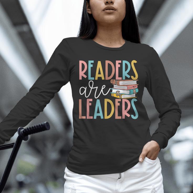 Readers Are Leaders Reading Book Lovers Teacher Women Kids Unisex Long Sleeve T-Shirt Readers Are Leaders Reading Book Lovers Teacher Women Kids Unisex Long Sleeve T-Shirt