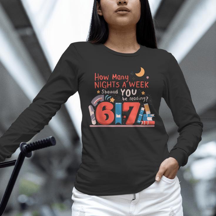Reading 67 Meme English Teacher 67 Book Lover Humor Unisex Long Sleeve T-Shirt Reading 67 Meme English Teacher 67 Book Lover Humor Unisex Long Sleeve T-Shirt