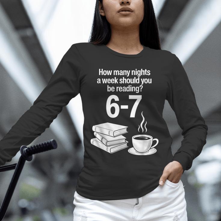 Reading 67 Meme English Teacher Book Lover Unisex Long Sleeve T-Shirt