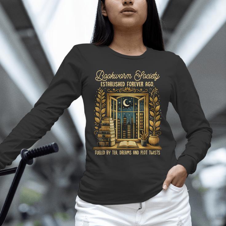 Reading Book Lover Bookish Readers Bookworm Society Unisex Long Sleeve T-Shirt