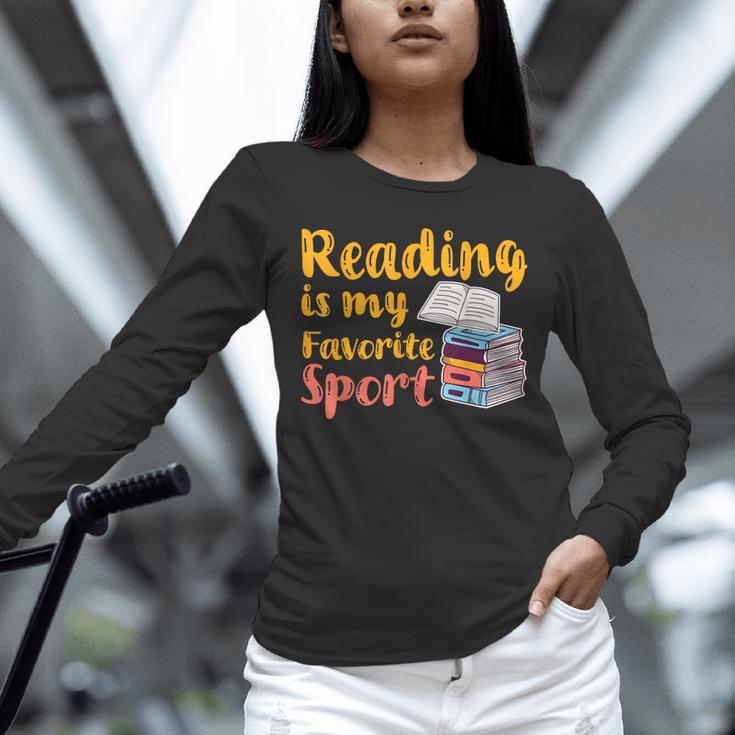 Reading Is My Favorite Sport Book Lovers Unisex Long Sleeve T-Shirt Reading Is My Favorite Sport Book Lovers Unisex Long Sleeve T-Shirt