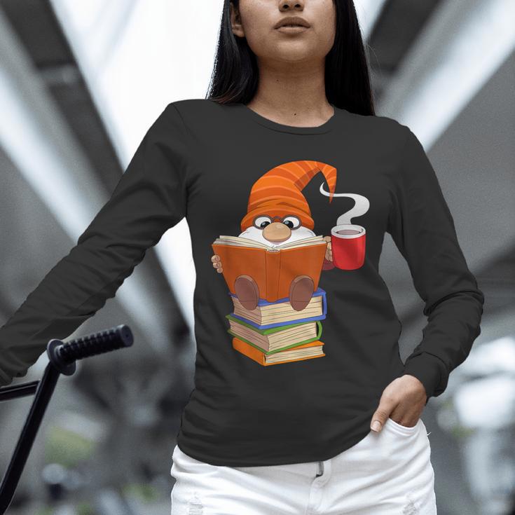 Reading Lover Book Graphic Gnome Unisex Long Sleeve T-Shirt Reading Lover Book Graphic Gnome Unisex Long Sleeve T-Shirt