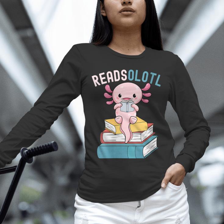 Reads Alotl Shirt Kids Readsolotl Read Axolotl Shirt Books Unisex Long Sleeve T-Shirt Reads Alotl Shirt Kids Readsolotl Read Axolotl Shirt Books Unisex Long Sleeve T-Shirt