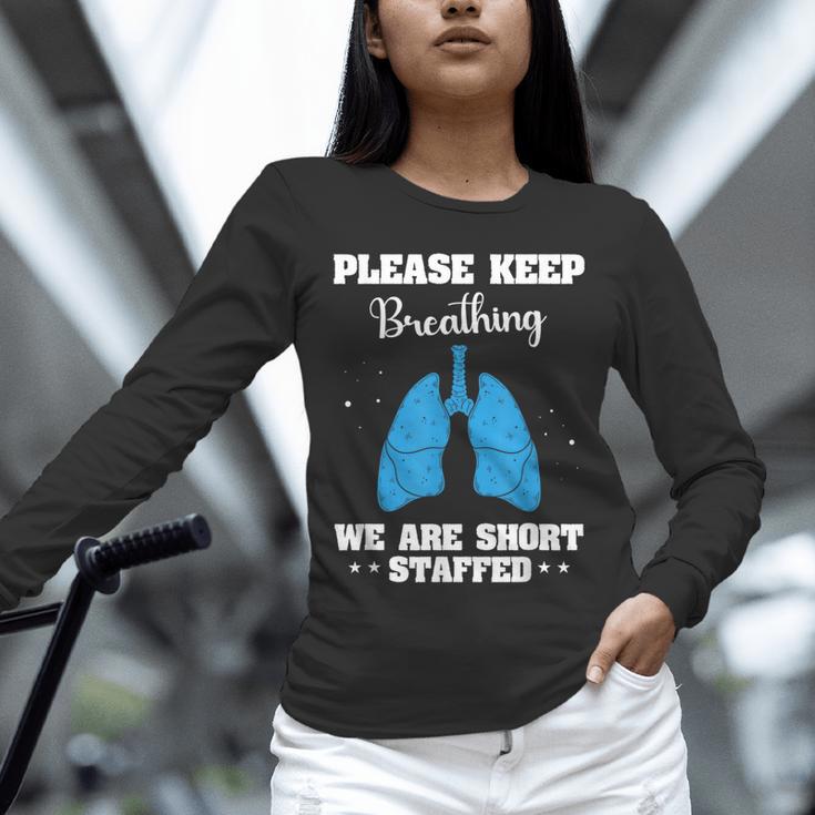 Respiratory Therapist Appreciation RT School Graduation Unisex Long Sleeve T-Shirt