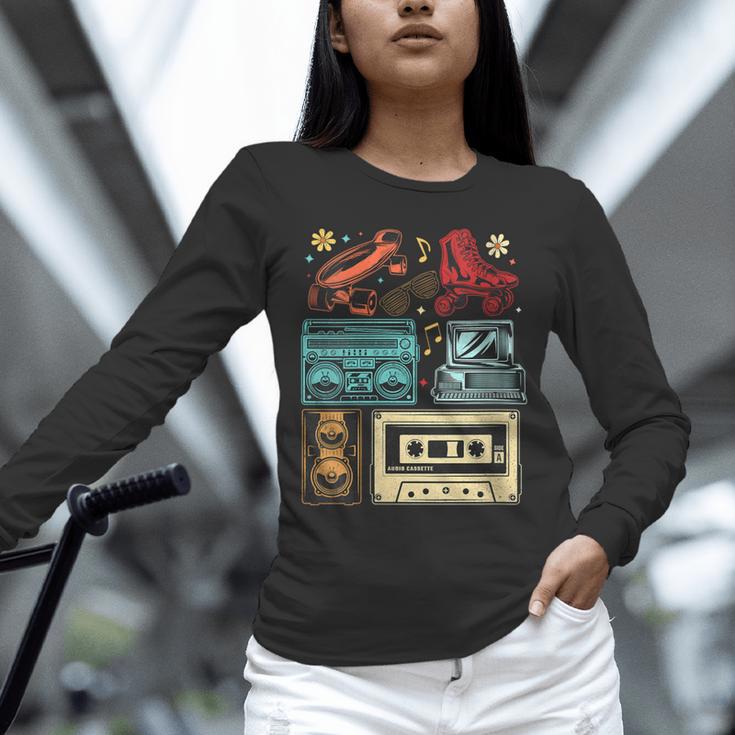 Retro Cassette 70s 80s 90s Music Vintage Party Nostalgia Unisex Long Sleeve T-Shirt Retro Cassette 70s 80s 90s Music Vintage Party Nostalgia Unisex Long Sleeve T-Shirt