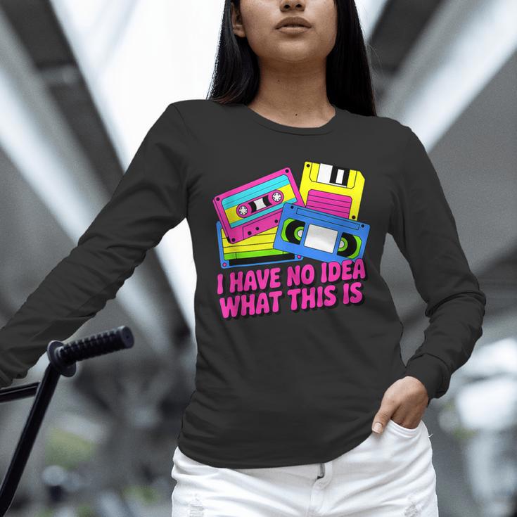 Retro Cassette Vintage 80s Nostalgia Unisex Long Sleeve T-Shirt
