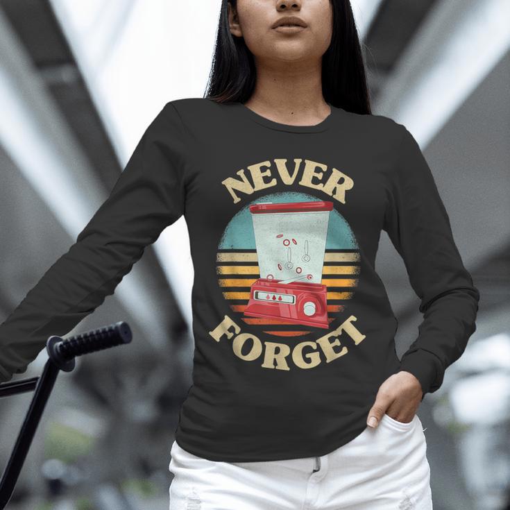 Retro Gaming Never Forget Nostalgia Vintage Unisex Long Sleeve T-Shirt