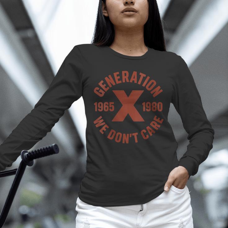 Retro Gen X 1965-1980 Sarcastic Nostalgia Graphic Unisex Long Sleeve T-Shirt Retro Gen X 1965-1980 Sarcastic Nostalgia Graphic Unisex Long Sleeve T-Shirt