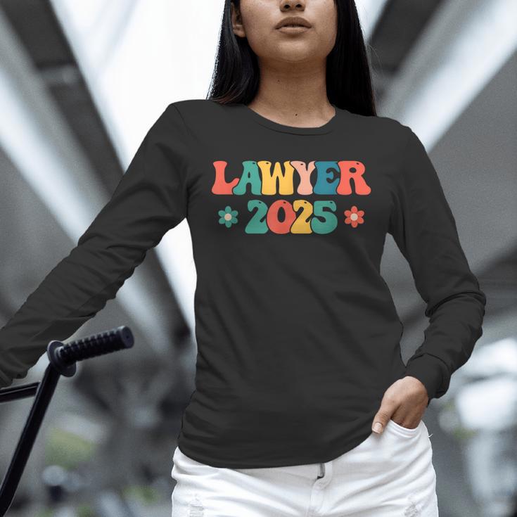 Retro Lawyer 2025 Attorney School Graduation Student Lawyer Unisex Long Sleeve T-Shirt