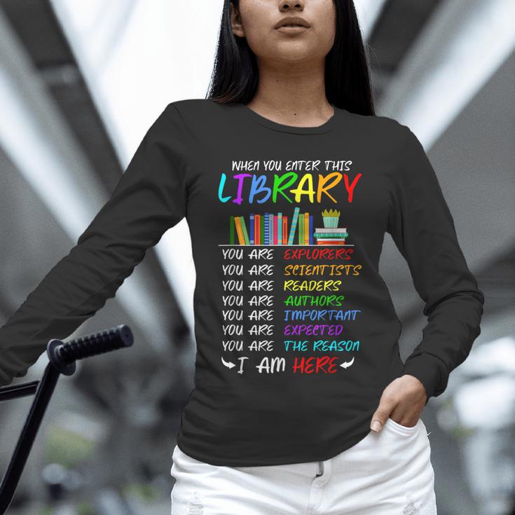 Retro Librarian Book Reader Library Book Reading Unisex Long Sleeve T-Shirt