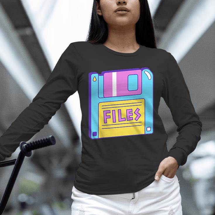 Retro TechnologyOld School Floppy Nostalgia 90s Generation Unisex Long Sleeve T-Shirt