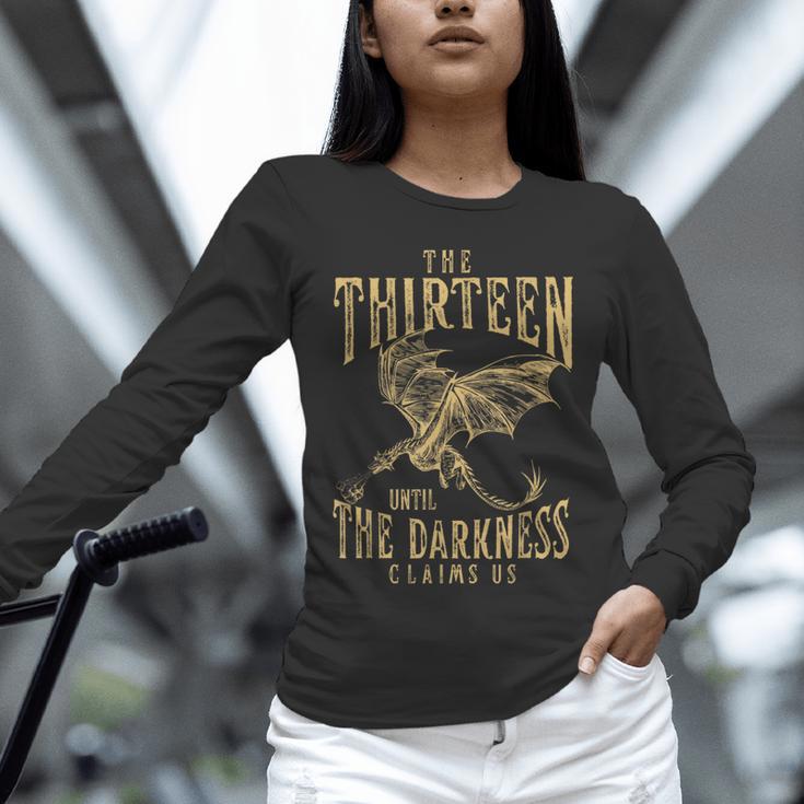 Retro Vintage The Thirteen Until The Darkness Claims Us Book Unisex Long Sleeve T-Shirt Retro Vintage The Thirteen Until The Darkness Claims Us Book Unisex Long Sleeve T-Shirt