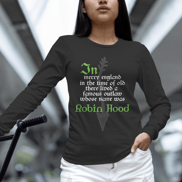 Robin HoodShirt For Book Lovers And Literature Fans Unisex Long Sleeve T-Shirt