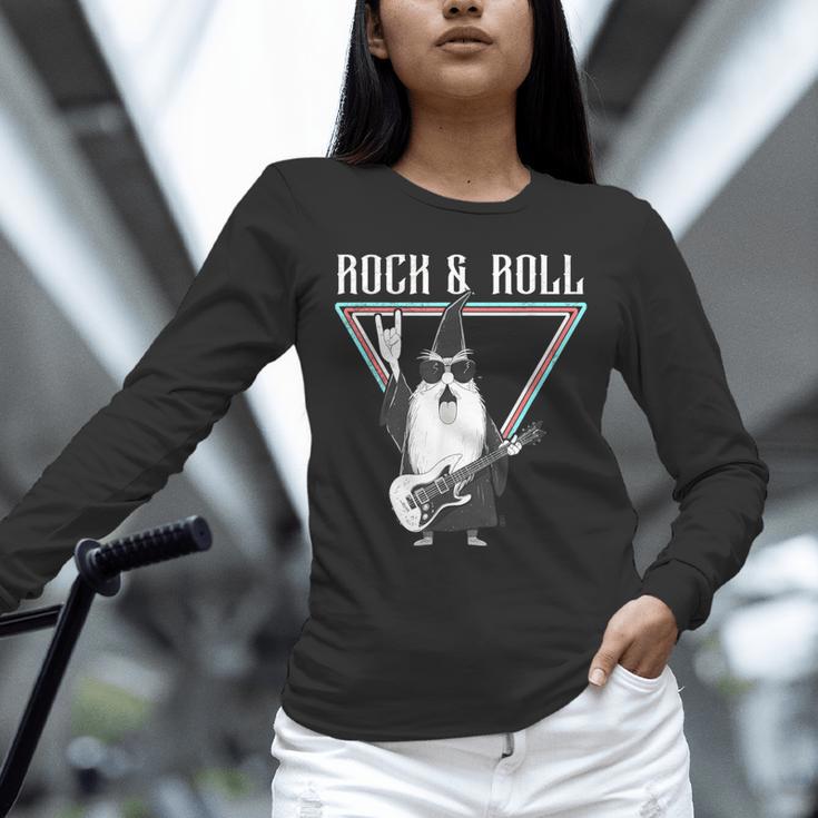 Rock & Roll Wizard Music Nostalgia Unisex Long Sleeve T-Shirt Rock & Roll Wizard Music Nostalgia Unisex Long Sleeve T-Shirt