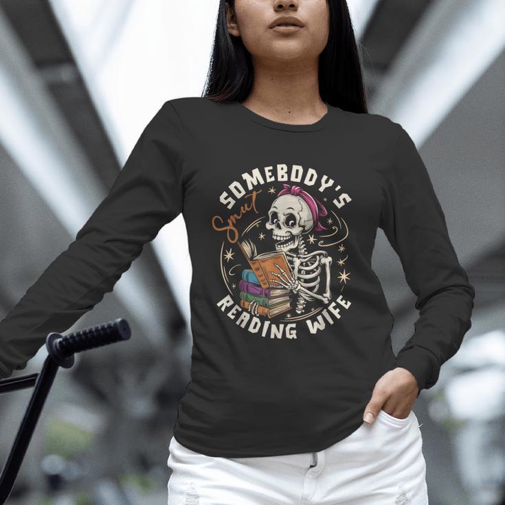 S Mut Book Spicy Romance Somebody's S Mut Reading Wife Unisex Long Sleeve T-Shirt