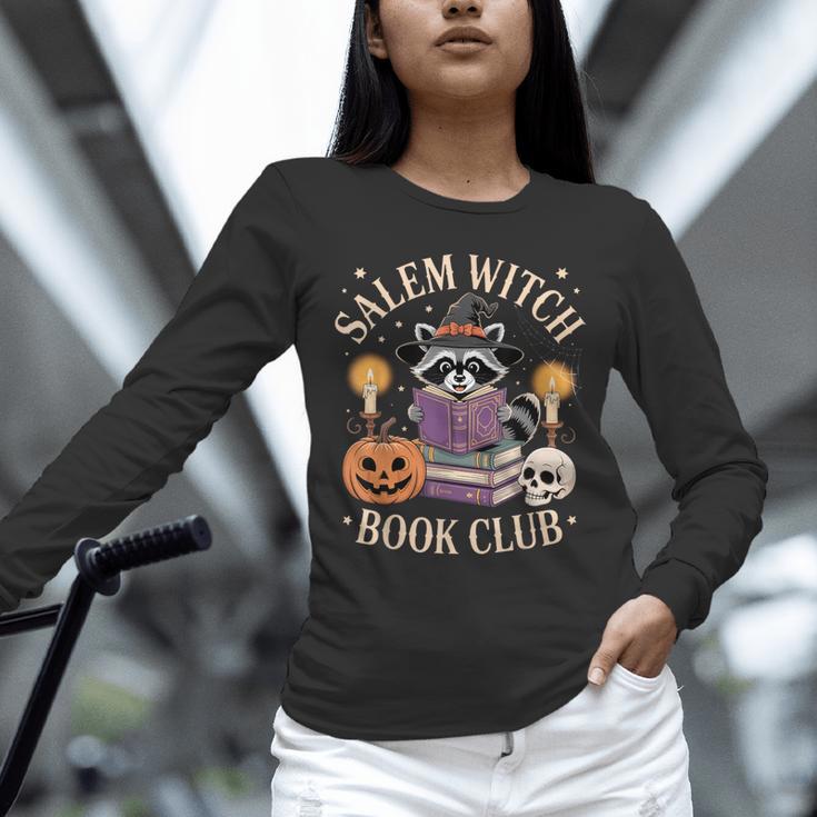 Salem Witch Book Club Bookish Halloween Raccoon Witchcraft Unisex Long Sleeve T-Shirt Salem Witch Book Club Bookish Halloween Raccoon Witchcraft Unisex Long Sleeve T-Shirt