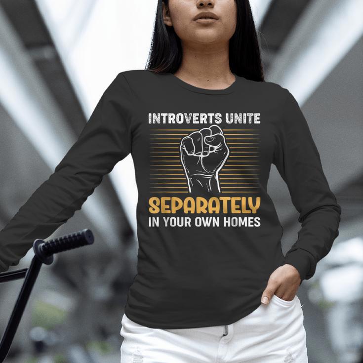 Sarcastic Anti Social Introvert Social Interaction Unisex Long Sleeve T-Shirt Sarcastic Anti Social Introvert Social Interaction Unisex Long Sleeve T-Shirt