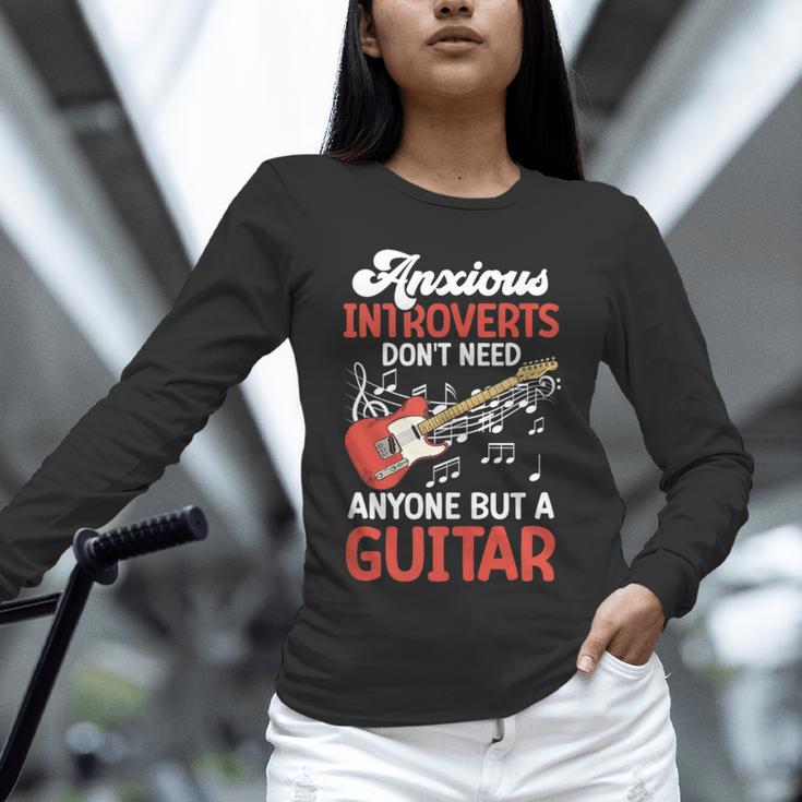 Sarcastic Introvert Need Guitar Sad Song Introvert Guitarist Unisex Long Sleeve T-Shirt Sarcastic Introvert Need Guitar Sad Song Introvert Guitarist Unisex Long Sleeve T-Shirt