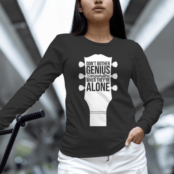 Sarcastic Jokes Genius Songwriters Are Introvert Guitarist Unisex Long Sleeve T-Shirt Sarcastic Jokes Genius Songwriters Are Introvert Guitarist Unisex Long Sleeve T-Shirt