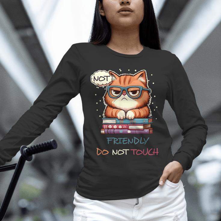 Sarcastic Loner Introvert Not a Friendly Do Not Touchs Unisex Long Sleeve T-Shirt
