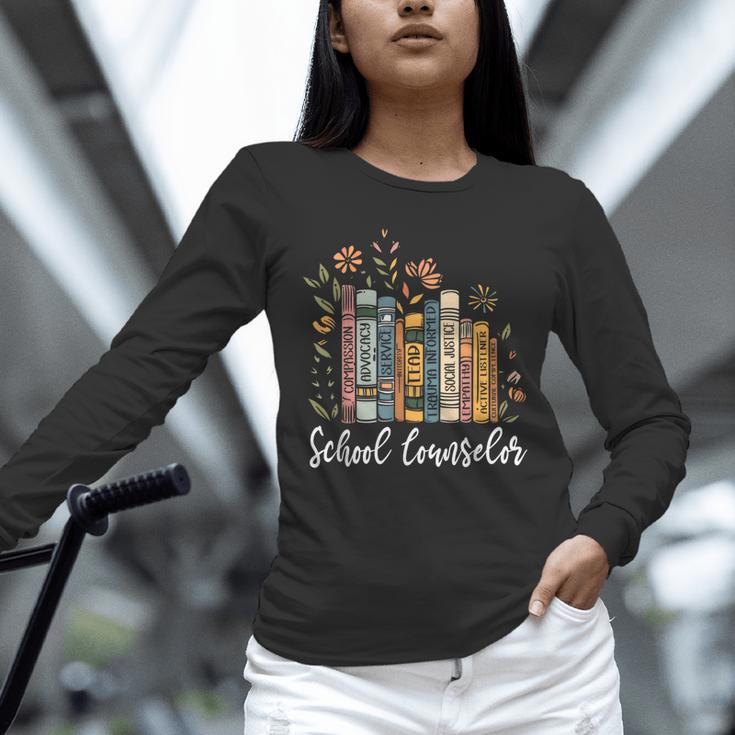 School Counselor Wildflower Books National School Counseling Unisex Long Sleeve T-Shirt School Counselor Wildflower Books National School Counseling Unisex Long Sleeve T-Shirt