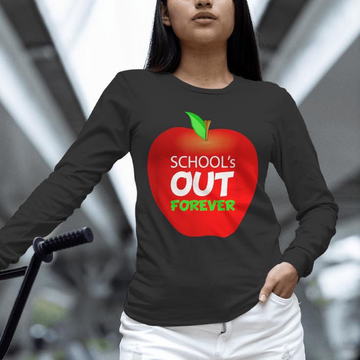 School Is Out Forever Graduation Humor Unisex Long Sleeve T-Shirt