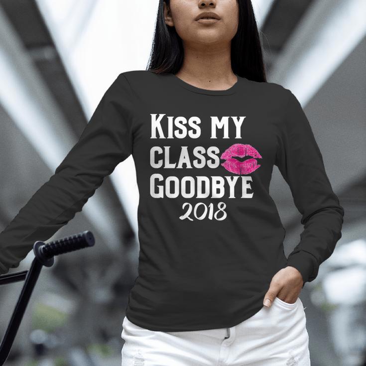 Sen18r Shirt Senior 2018 Graduation Kiss Lips Unisex Long Sleeve T-Shirt