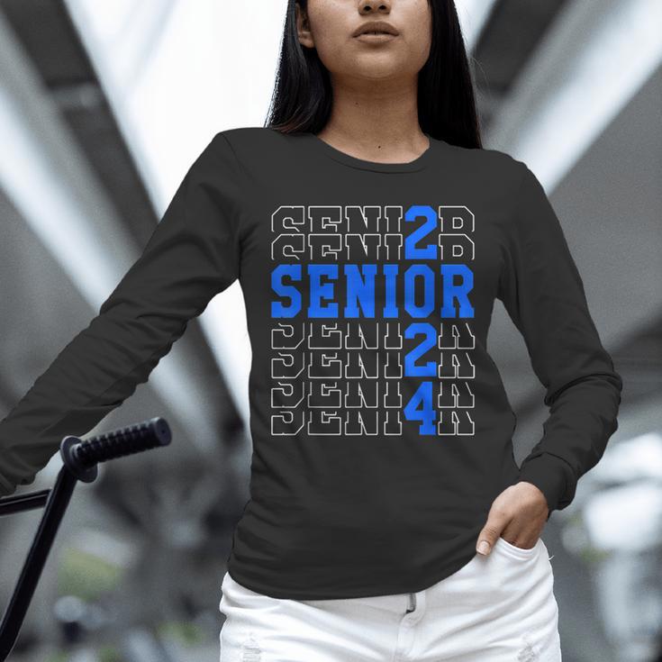 Senior 2024 Graphic Class Of 2024 Graduation Graphic Unisex Long Sleeve T-Shirt