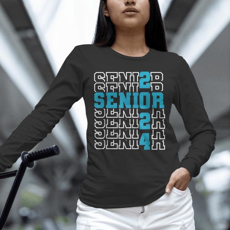 Senior 2024 Graduation Class Of 2024 Senior Boys Girls Unisex Long Sleeve T-Shirt