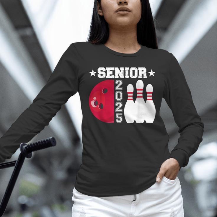 Senior 2025 Bowling Player Class Of 2025 Graduation Seniors Unisex Long Sleeve T-Shirt