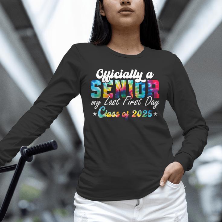 Senior 2025 Graduation My Last First Day Of Class Of 2025 Unisex Long Sleeve T-Shirt