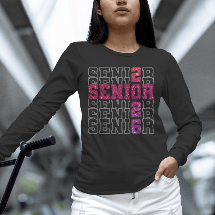Senior 2026 Class Of 2026 Graduation 2026 Pink Girl Women Unisex Long Sleeve T-Shirt