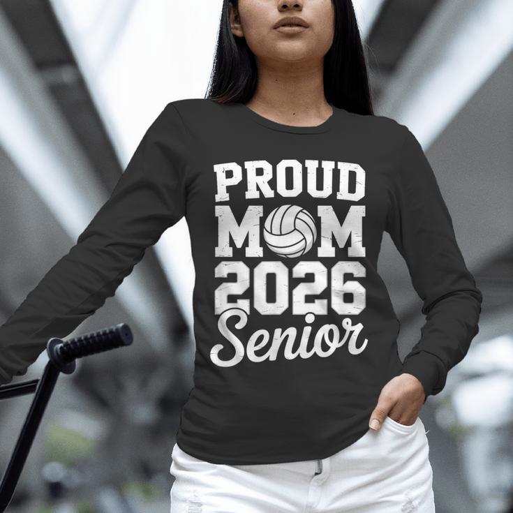 Senior 2026 Volleyball Mom High School Graduation Outfit Unisex Long Sleeve T-Shirt