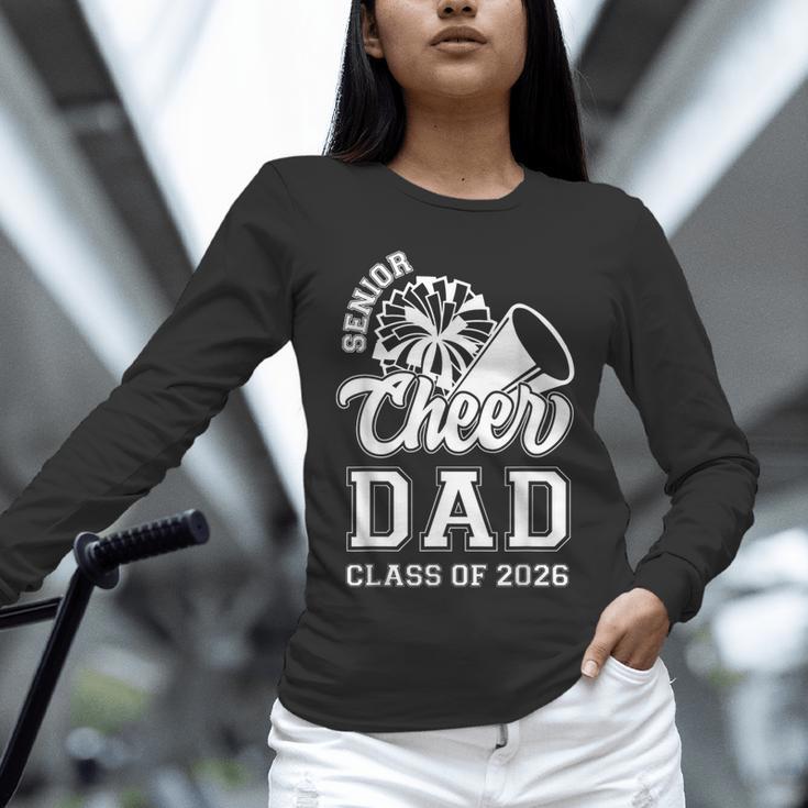 Senior Cheerleader Dad Cheer Class Of 2026 Graduation Men Unisex Long Sleeve T-Shirt