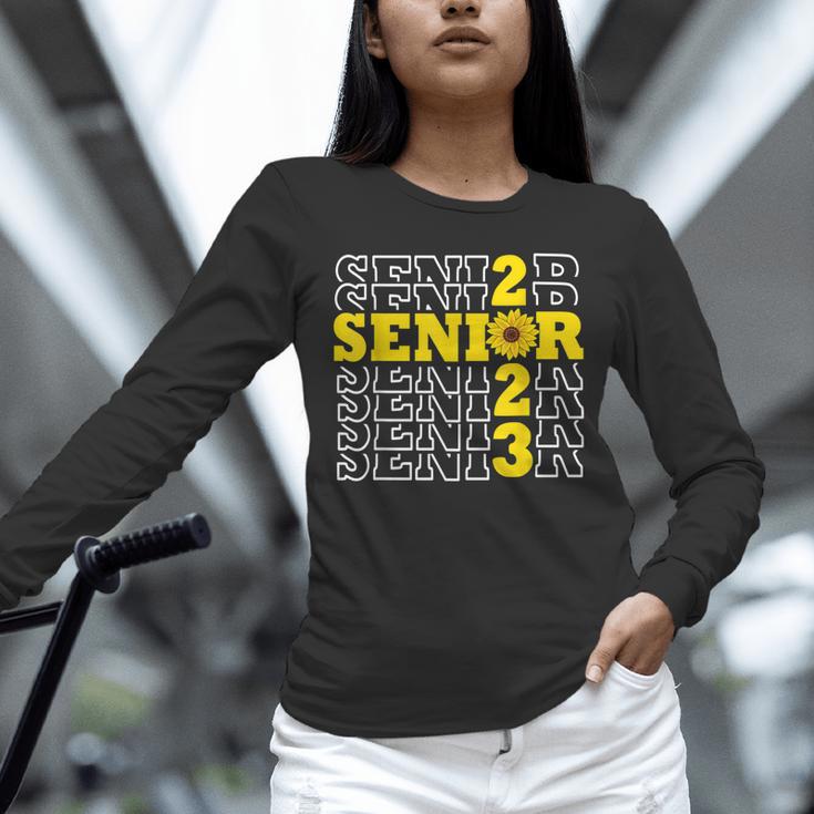 Senior Class Of 2023 Sunflower Graduation Seniors 23 Unisex Long Sleeve T-Shirt