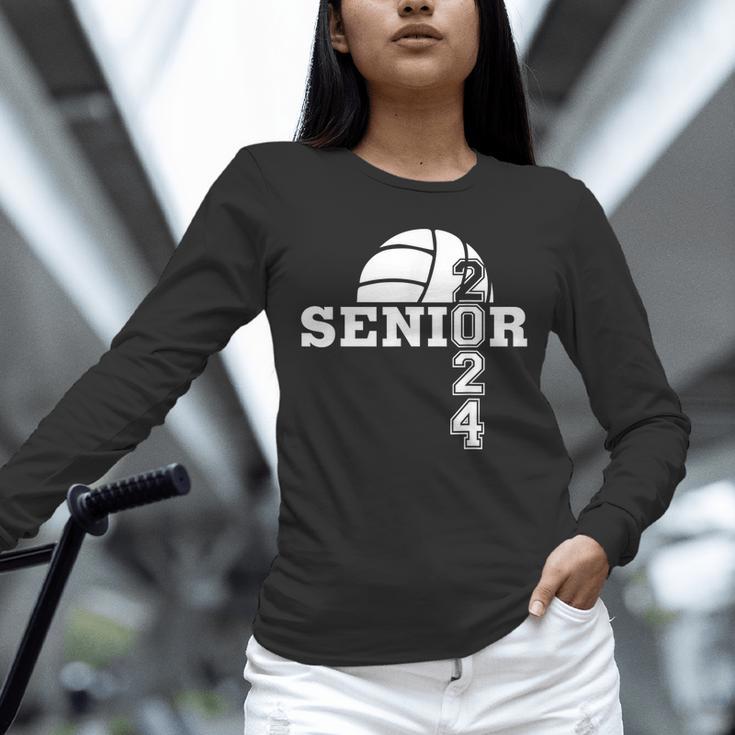 Senior Class Of 2024 Volleyball Seniors School Graduation Unisex Long Sleeve T-Shirt