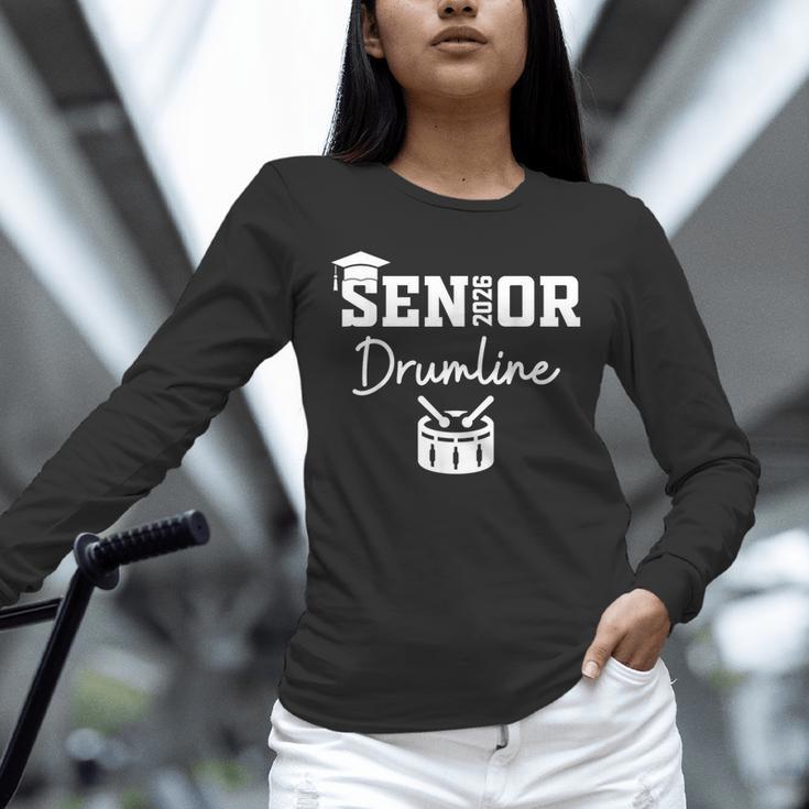 Senior Drumline Class Of 2026 Marching Band Graduation Unisex Long Sleeve T-Shirt