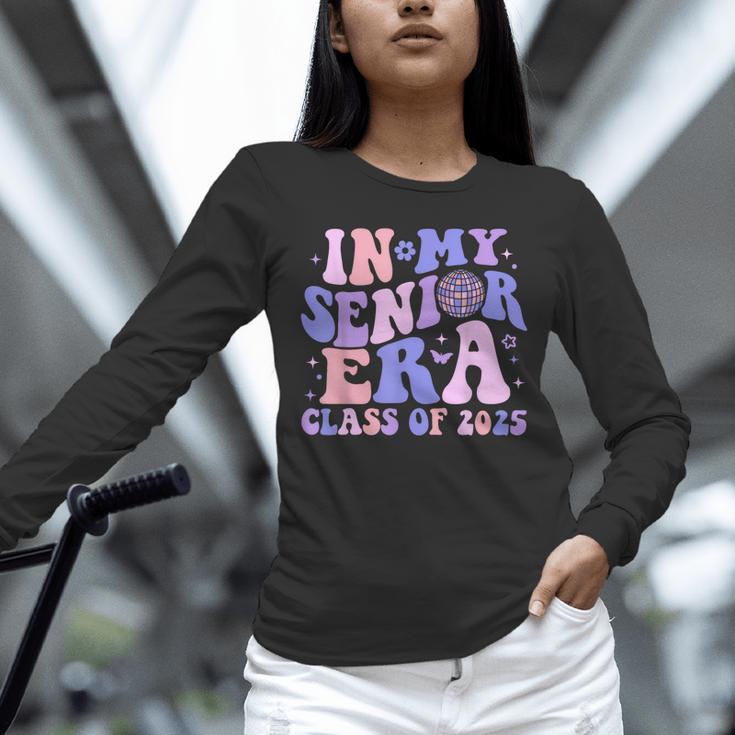In My Senior Era Class Of 2025 Groovy Senior 2025 Graduation Unisex Long Sleeve T-Shirt