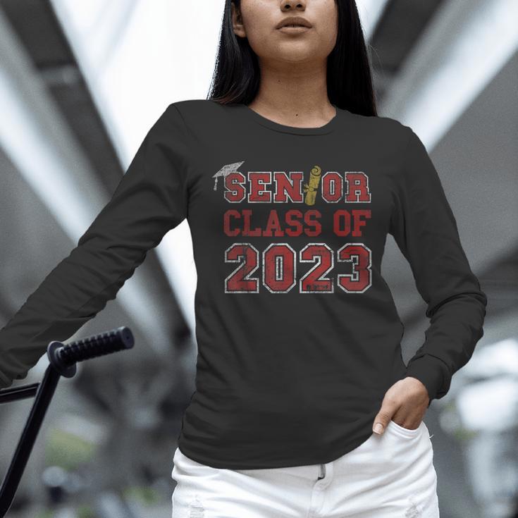 Senior Graduation Class Of 2023 High School College Graduate Unisex Long Sleeve T-Shirt