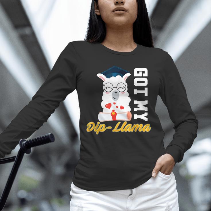 Senior Graduation TShirt 2019 Got My Dip-Llama Diploma Shirt Unisex Long Sleeve T-Shirt